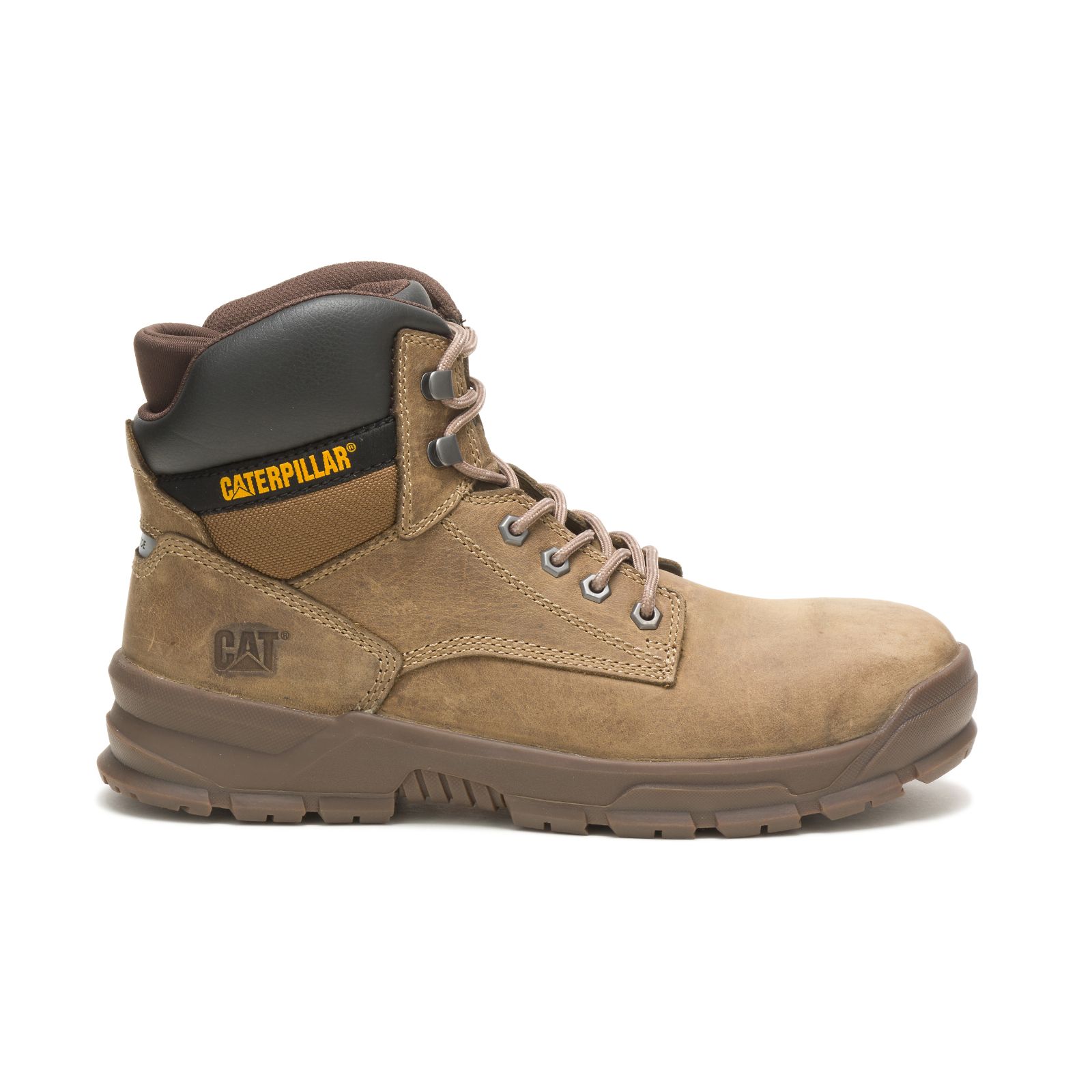 Men's Caterpillar Mobilize Alloy Toe Work Boots Khaki Ireland BHWD86259